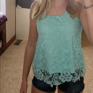 Sky blue Vanity tank top!